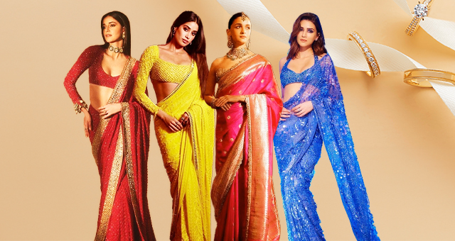 Saree Engagement Looks That Scream Elegance and Glam