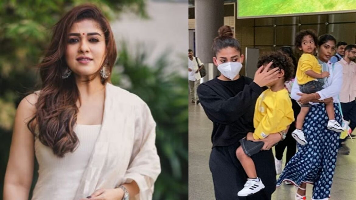 Nayanthara protects her son from camera flashes as she reaches Mumbai to join Yash for Toxic shoot
